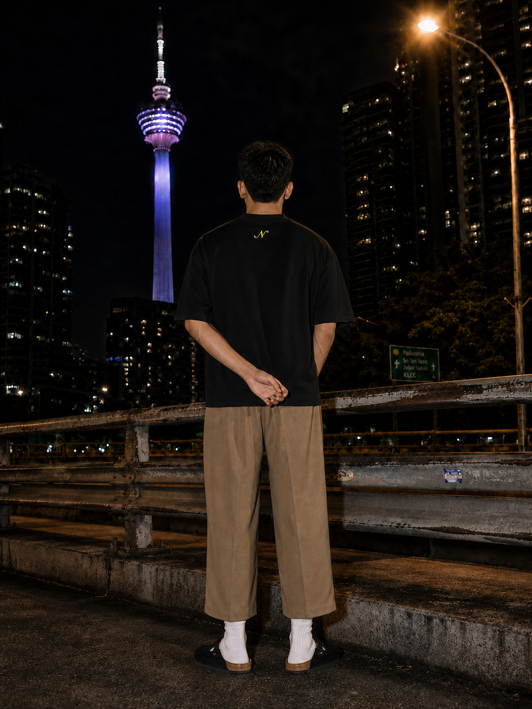 KL Signage Tee - Black