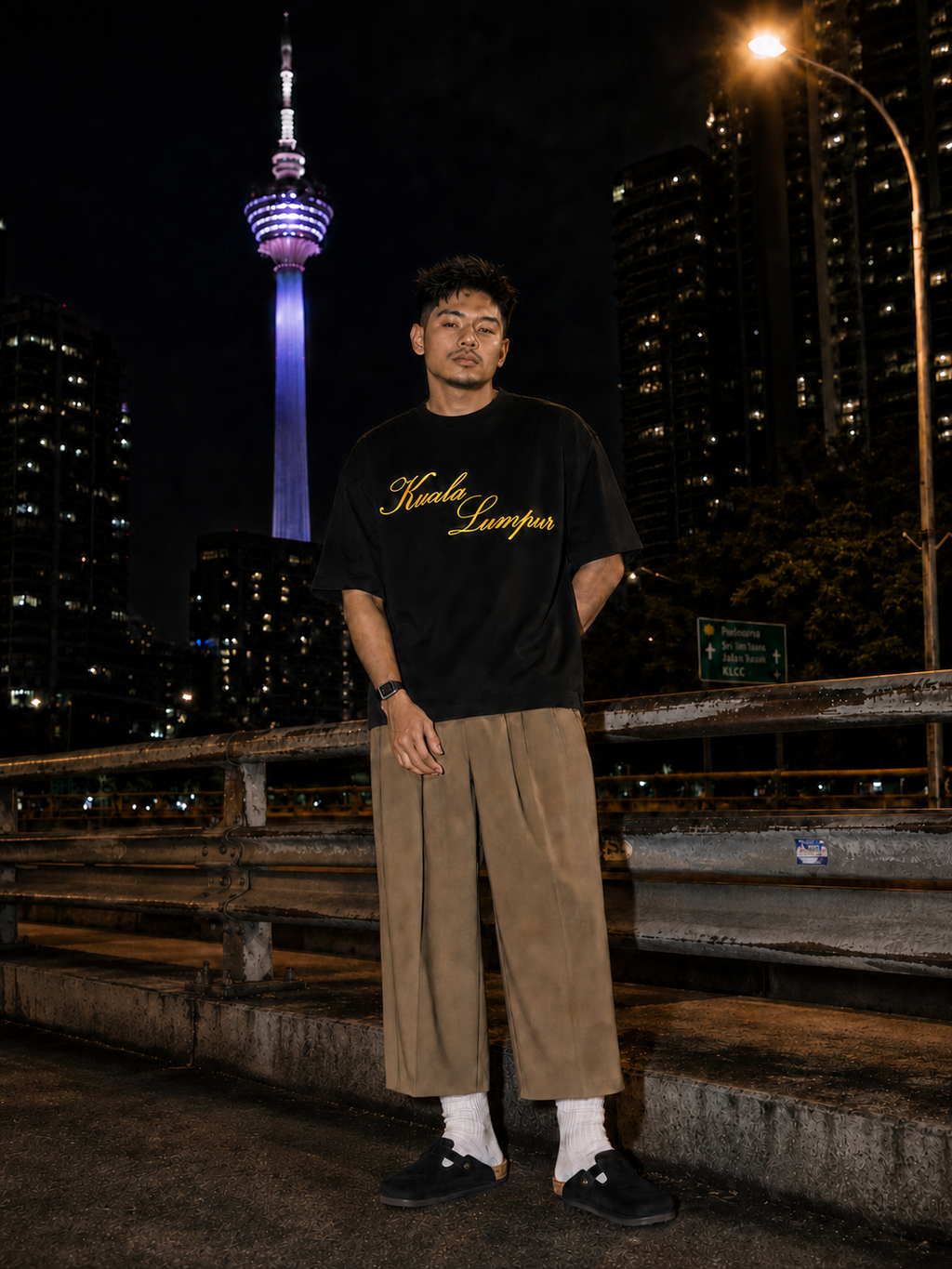 KL Signage Tee - Black
