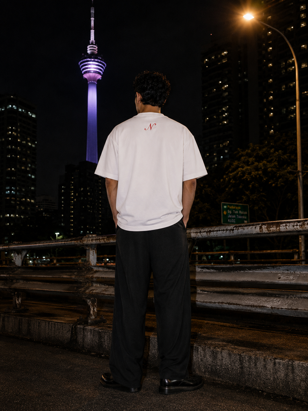 KL Signage Tee - White