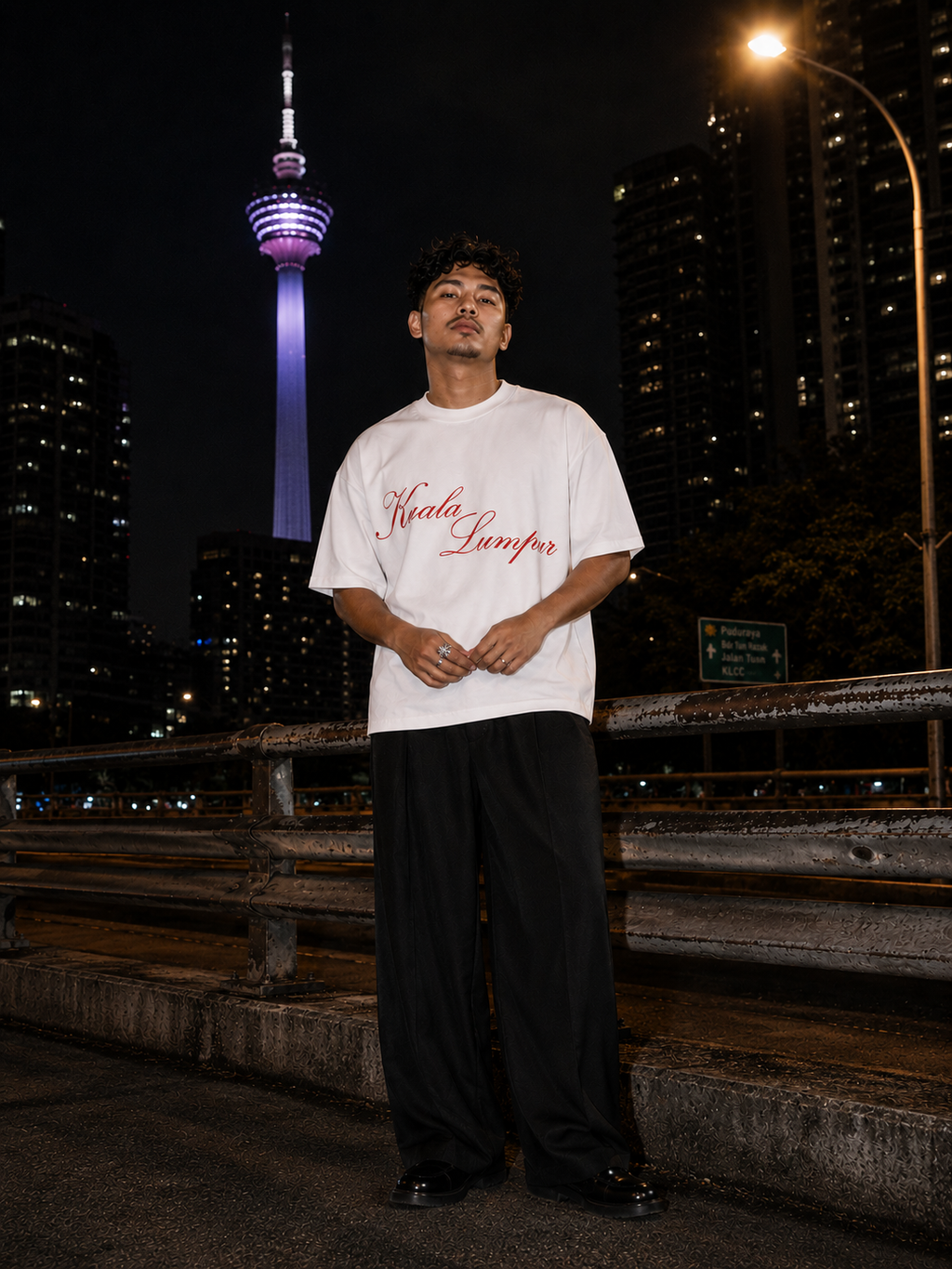 KL Signage Tee - White