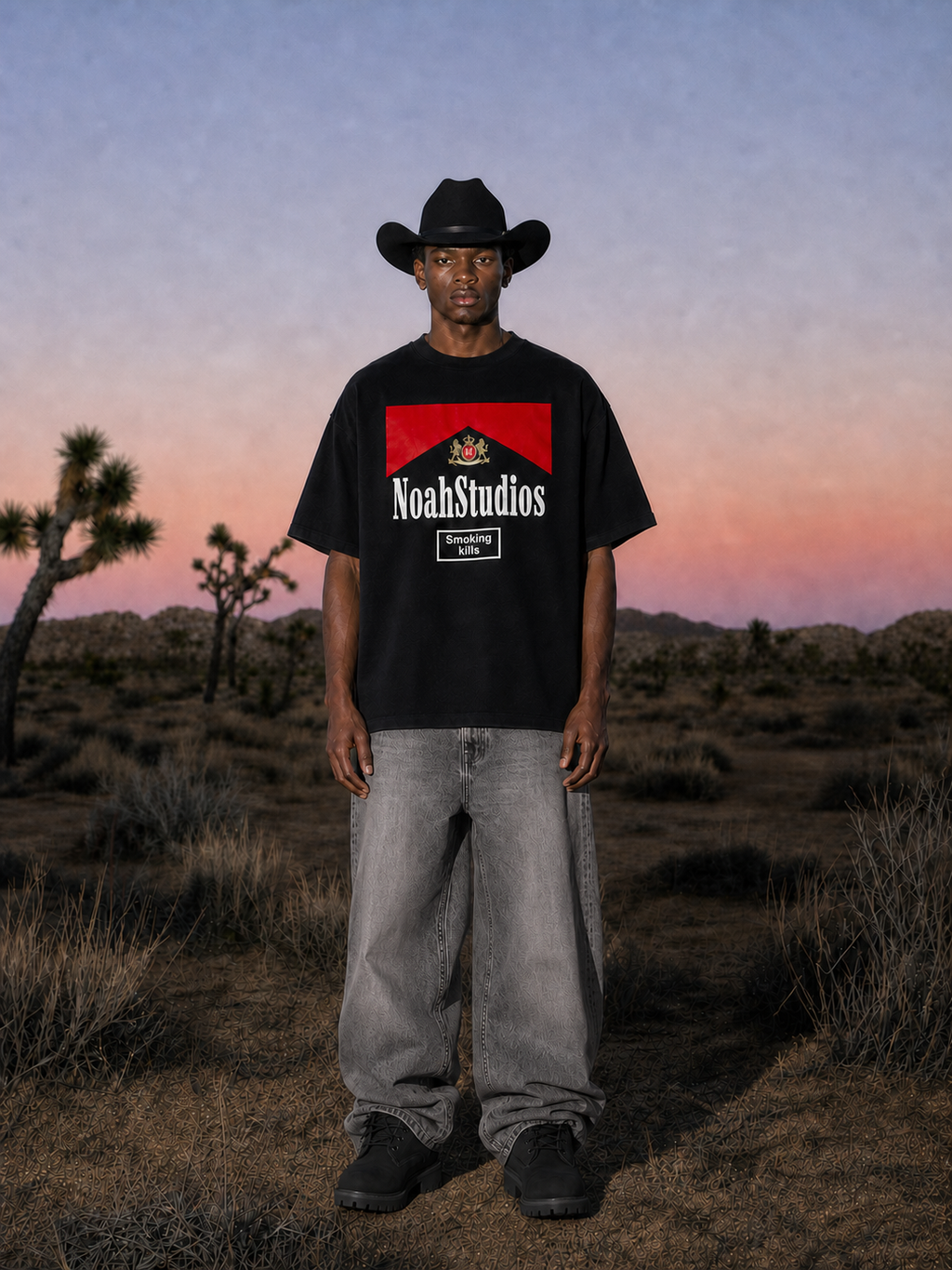 Smoking Kills Tee Black